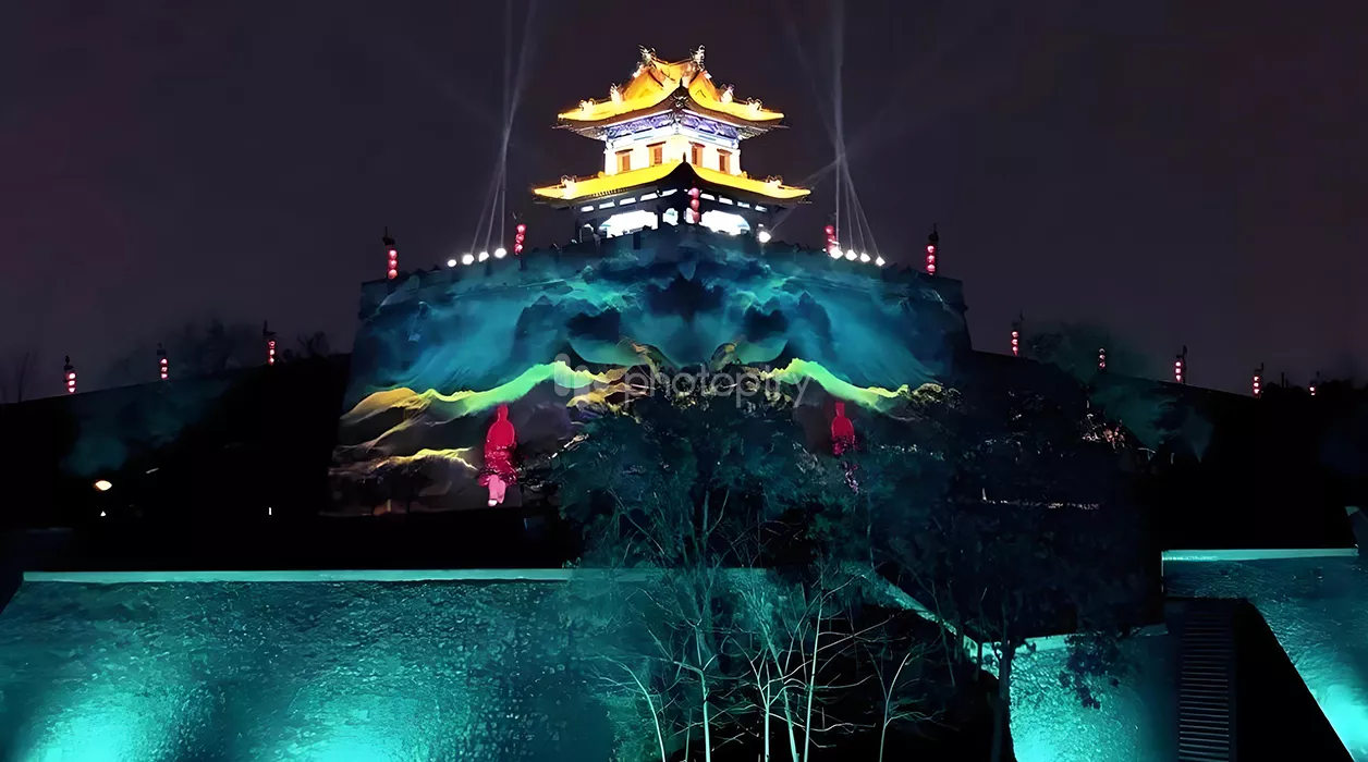 户外楼体秀